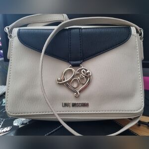 Crossbody bag beige - Love Moschino